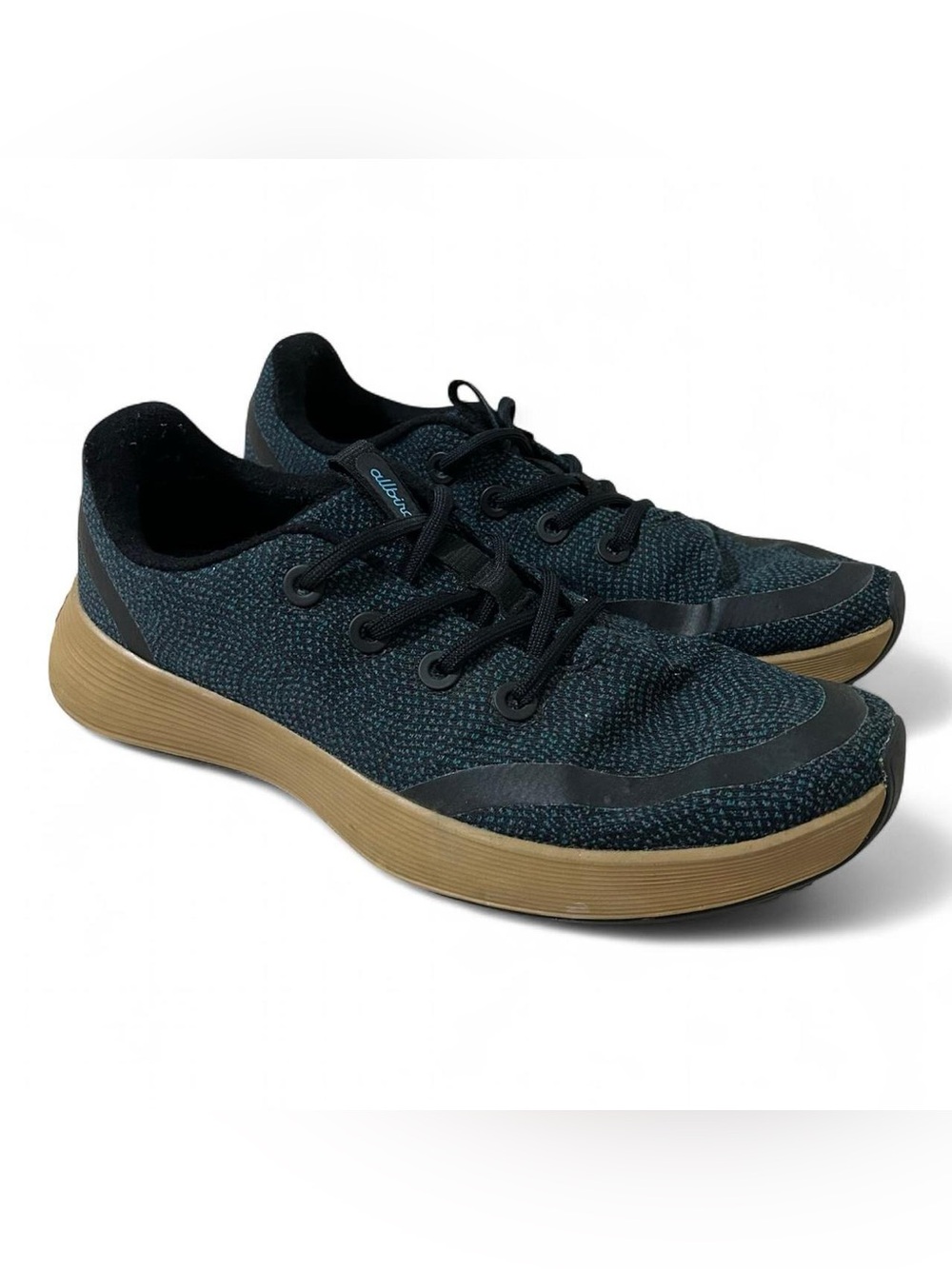Men’s Allbirds Runner Protect Teal Gum Sole Sneakers Size 12